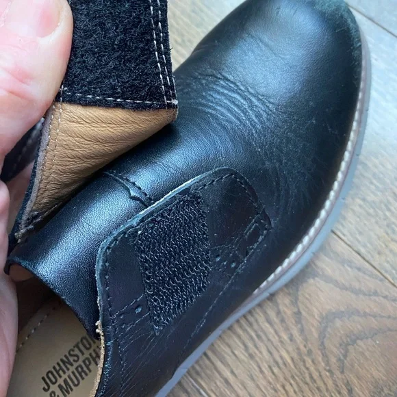 Johnston And Murphy Little Boys Dress Shoes Velcro Close Kids Size 11 - Picture 6 of 7